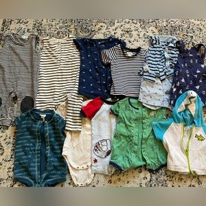 Bundle of baby boy clothes, 6-12 mos